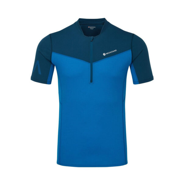 Футболка Montane Dragon Zip T-Shirt, Electric Blue